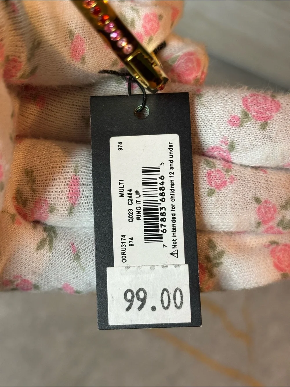 kate spade NWT Gold Rainbow Crystal Slim Bangle